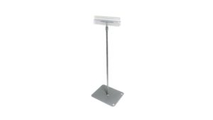 Centre Stem Sign Holder Silver - SC069S