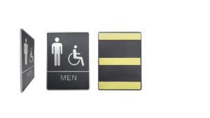 “MEN’S WASHROOM + HANDICAP” SIGN – SIGN036G “MEN’S WASHROOM + HANDICAP” SIGN - SIGN036G