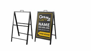 Angled Metal AFRAME012 – 18″W x 32″H – Sandwich Board Heavy Duty Slide-in Sidewalk Signboard for Outdoor Street Advertising Angled Metal AFRAME012 - 18"W x 32"H - Sandwich Board Heavy Duty Slide-in Sidewalk Signboard for Outdoor Street Advertising