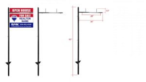 METAL SIGN LAWN POST – LP011 METAL SIGN LAWN POST - LP011