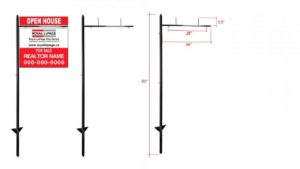 METAL SIGN LAWN POST – LP011 METAL SIGN LAWN POST - LP011