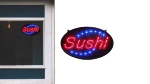 LED ‘Sushi’ Sign – LDX2017 LED 'Sushi' Sign - LDX2017