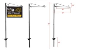 METAL LAWN SIGN POST – LP008 METAL LAWN SIGN POST - LP008
