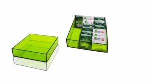 PLASTIC ORGANIZER TRAY GREEN – 7″W X 1¾”H PLASTIC ORGANIZER TRAY GREEN - 7"W X 1¾"H