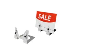 Countertop Sign Clip Chrome – MT002C Countertop Sign Clip Chrome - MT002C