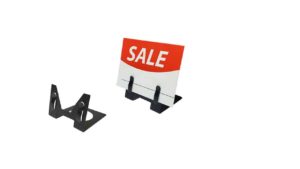 Countertop Sign Clip Black – MT002B Countertop Sign Clip Black - MT002B