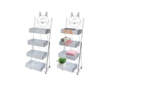 4 Tier Metal Mesh Baskets Shelf - A94W
