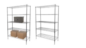 5 Tier Wire Shelf – WS4818C 5 Tier Wire Shelf - WS4818C