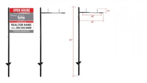 METAL SIGN LAWN POST – LP011 METAL SIGN LAWN POST - LP011