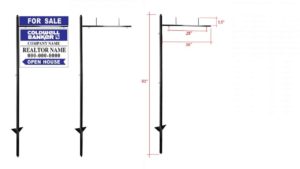 METAL SIGN LAWN POST – LP011 METAL SIGN LAWN POST - LP011