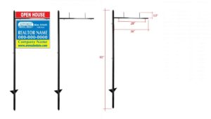 METAL SIGN LAWN POST – LP011 METAL SIGN LAWN POST - LP011