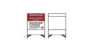 METAL LAWN SIGN – LS002 METAL LAWN SIGN - LS002