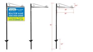 METAL LAWN SIGN POST – LP008 METAL LAWN SIGN POST - LP008