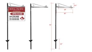 METAL LAWN SIGN POST – LP008 METAL LAWN SIGN POST - LP008