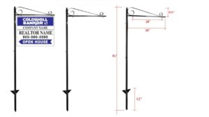METAL LAWN SIGN POST – LP008 METAL LAWN SIGN POST - LP008