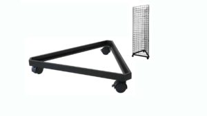 Triangle Base with Casters Black- 2501B Triangle Base with Casters Black- 2501B