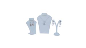 Combo Jewellery Display Set White