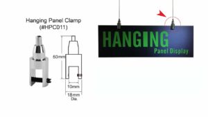 HANGING PANEL CLAMP – 10 MM PANEL #HPC011 HANGING PANEL CLAMP – 10 MM PANEL #HPC011