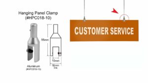 HANGING PANEL CLAMP – 10 MM PANEL #HPC018-10A HANGING PANEL CLAMP – 10 MM PANEL #HPC018-10A