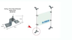 CEILING / FLOOR MOUNT BRACKET (HEAVY DUTY) – CS016 CEILING / FLOOR MOUNT BRACKET (HEAVY DUTY) - CS016