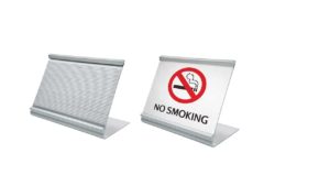 Countertop Name Plate Holder – Office Business Sign Holder - APS030S