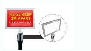 4-Way Stanchion Sign Holder – STSH002 4-Way Stanchion Sign Holder - STSH002