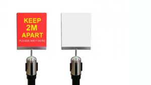 Non-Frame Sign Holder for Stanchions – STSH004 Non-Frame Sign Holder for Stanchions - STSH004