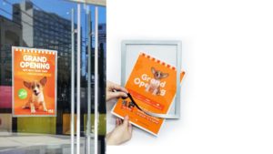 Self Adhesive Sign Frame – MSH001 Self Adhesive Sign Frame - MSH001