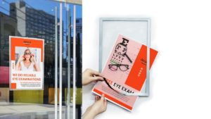 Self Adhesive Sign Frame – MSH002 Self Adhesive Sign Frame - MSH002