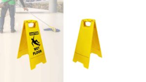 Yellow Tent Sign Holder – YTS002 Yellow Tent Sign Holder - YTS002