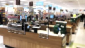 SURFACE / WALL MOUNT ACRYLIC SHIELD SURFACE / WALL MOUNT ACRYLIC SHIELD