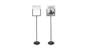 FLOOR SIGN STAND BLACK – FSH021PB FLOOR SIGN STAND BLACK - FSH021PB