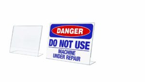 Landscape SLANTED SIGN HOLDERS Landscape SLANTED SIGN HOLDERS