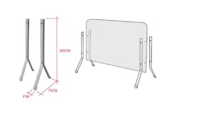 COUNTERTOP METAL BAR “Y” SUPPORT – #FBY020S COUNTERTOP METAL BAR “Y” SUPPORT - #FBY020S
