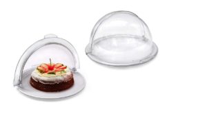 Serving Platter with dome cover roll-back lid – FST016 Serving Platter with dome cover roll-back lid - FST016