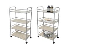 Utility Wood Shelf Rolling Rack – UR2406S Utility Wood Shelf Rolling Rack – UR2406S