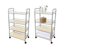 Utility Wood Shelf Rolling Rack – UR2406S Utility Wood Shelf Rolling Rack – UR2406S
