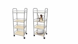 Utility Wood Shelf Rolling Rack – UR1606S Utility Wood Shelf Rolling Rack – UR1606S