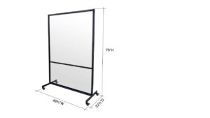 ROLLING PARTITION METAL FRAME – #RPF075 ROLLING PARTITION METAL FRAME - #RPF075