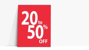 20 TO 50% OFF 22″W X 28″H PAPER STOCK POSTER – #PSP2050 20 TO 50% OFF 22"W X 28"H PAPER STOCK POSTER - #PSP2050