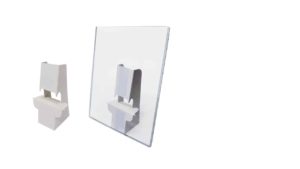 SHOWCARD PAPER EASEL – 2″W X 5½”H SHOWCARD PAPER EASEL - 2"W X 5½"H