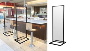 Shield Protection Floor Standing Support – BH-72 Shield Protection Floor Standing Support - BH-72