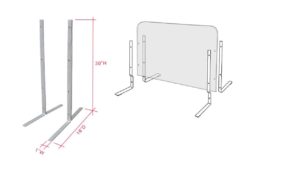 COUNTERTOP METAL BAR "T" SUPPORT - #FBB030S
