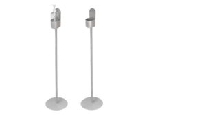 Floor Stand Hand Sanitizer Holder – HSD-F12R Floor Stand Hand Sanitizer Holder - HSD-F12R