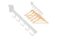 “J” Hook Waterfall White – FRW5H "J" Hook Waterfall White - FRW5H