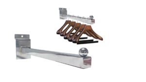 SLATWALL STRAIGHT ARMS SILVER – FSW6 FSW12 SLATWALL STRAIGHT ARMS SILVER - FSW6 FSW12