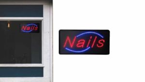 LED ‘NAILS’ Sign – LDX2019 LED 'NAILS' Sign - LDX2019