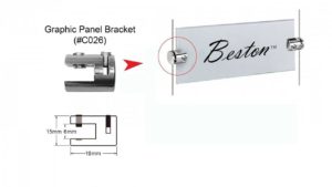 SINGLE PANEL BRACKET – #C026 SINGLE PANEL BRACKET - #C026