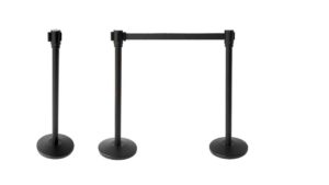 4-Way Stanchion Post – #ST005BLK 4-Way Stanchion Post - #ST005BLK