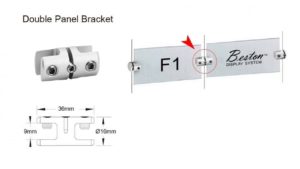 DOUBLE PANEL BRACKET #C025 DOUBLE PANEL BRACKET #C025